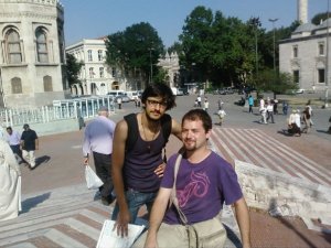 Con Juan, en Estambul